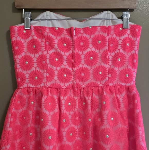 Lilly Pulitzer Peyton Pinwheel Strapless Dress 4 - Picture 7 of 15